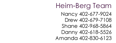 Heim-Berg Team, Nancy 402-677-9024